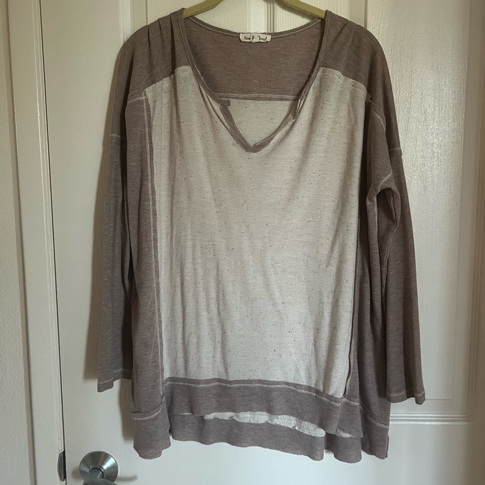 Long sleeve Henley top